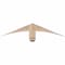 Ekena Millwork Bellingham Smooth Timber Gable Bracket, Douglas Fir, 36"W x 7"H x 3 1/2"D x 3 1/2"F, 5/12 Pitch GBW036X07X0404BEL00SDF - alternate 1